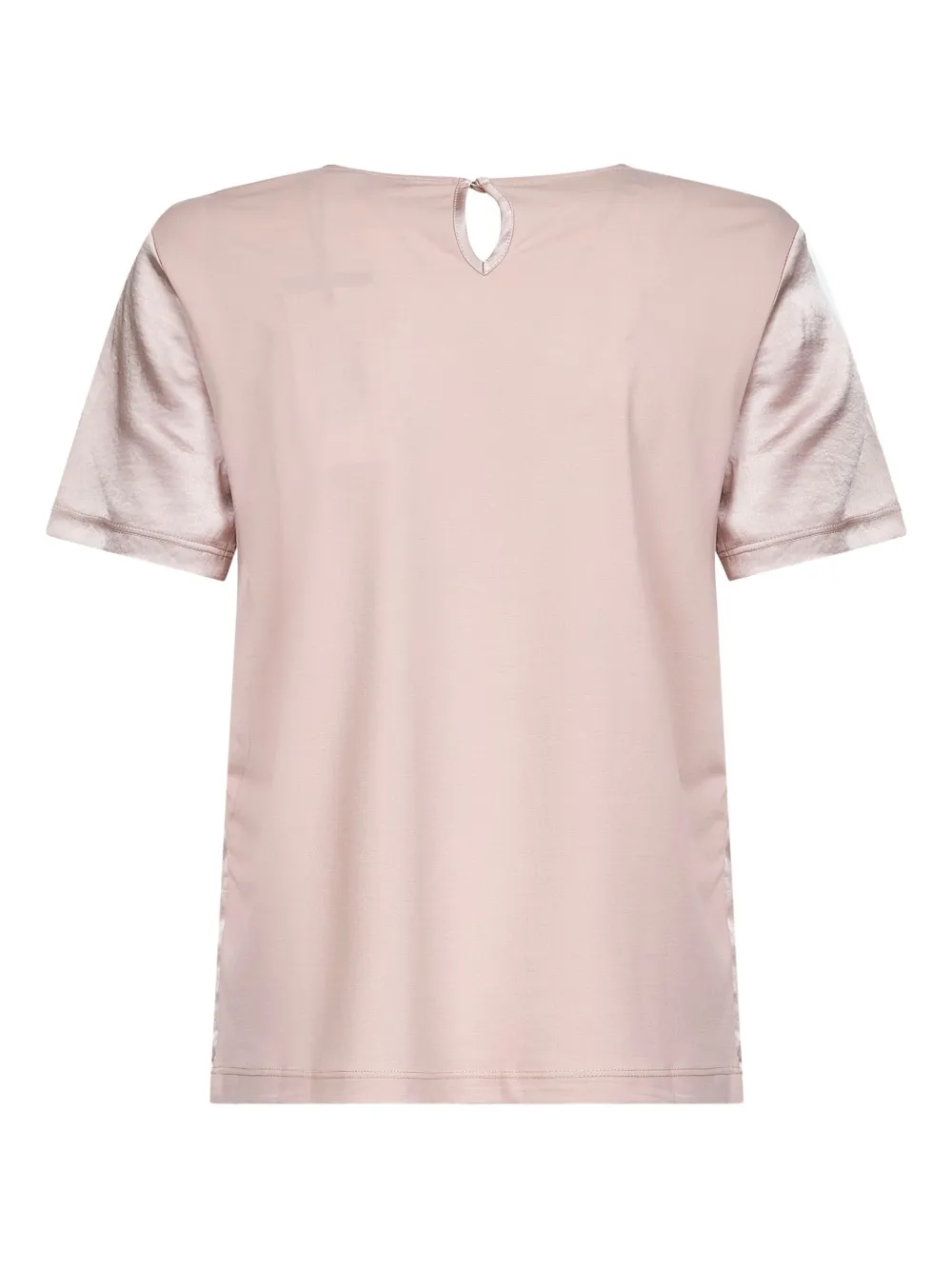 Weekend Max Mara crew-neck button-closure top Roze