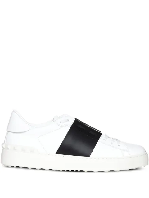 Valentino Garavani leather-panel sneakers