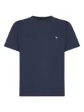 Weekend Max Mara butterfly-embroidered crew-neck T-shirt - Blue