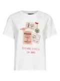 Weekend Max Mara postage-print cotton T-shirt - White