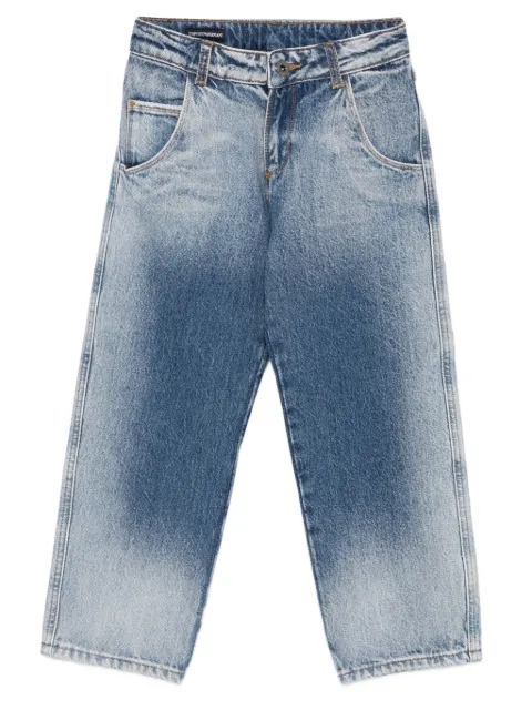 Emporio Armani Kids cotton jeans