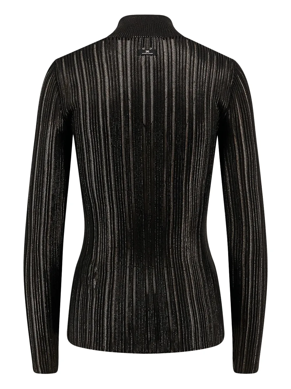 Elisabetta Franchi ribbed turtleneck top | Knitted Tops | Image 2