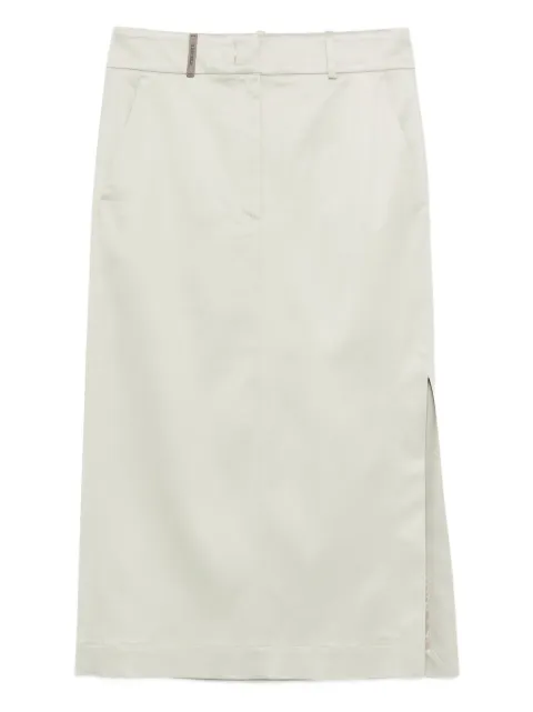 Peserico side-slit midi pencil skirt