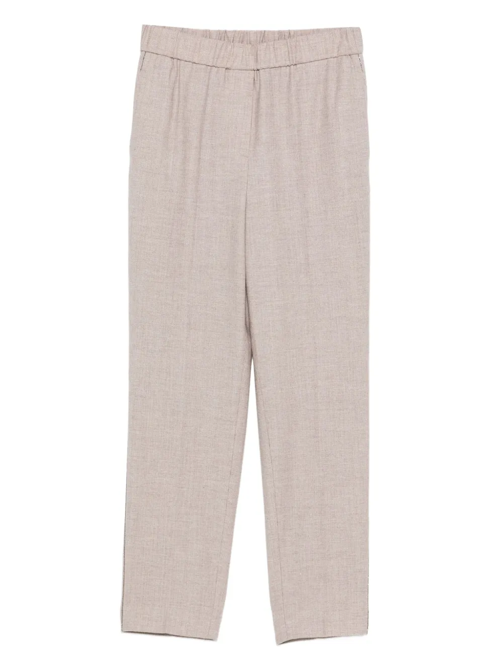 Peserico elastic-waist trousers Beige