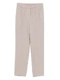 Peserico elastic-waist trousers - Neutrals