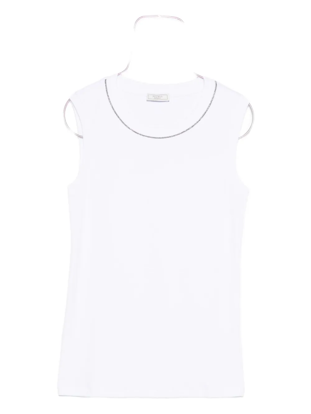 Peserico Embellished Shell In White
