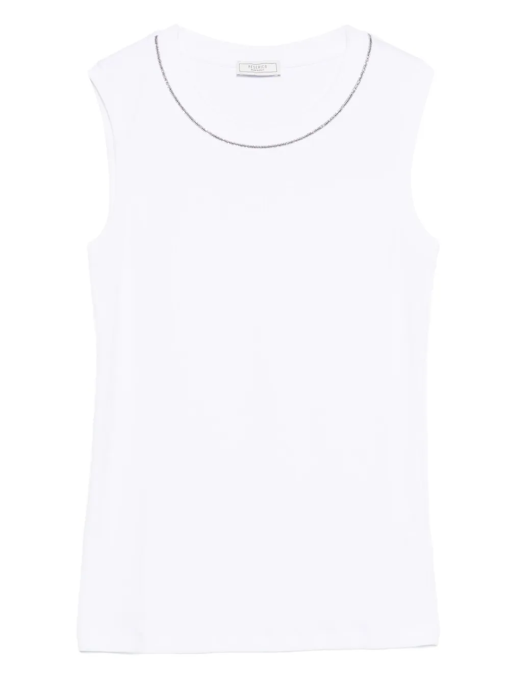 Peserico sleeveless tank top Wit