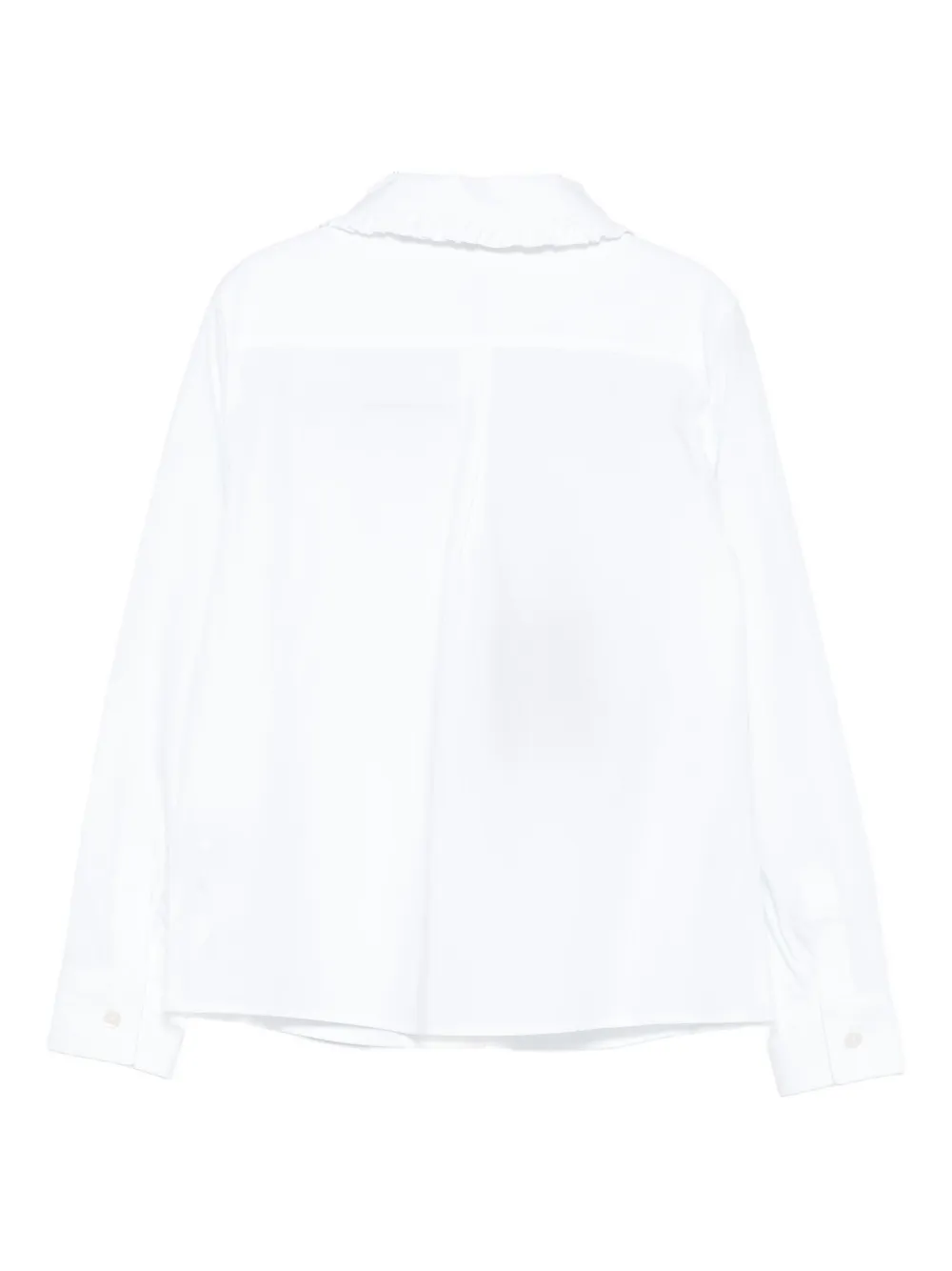 Dolce & Gabbana Kids Shirt met ruchekraag Wit