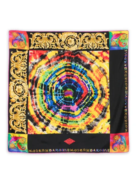 Versace Pre-Owned 1990s baroque tie-dye scarf