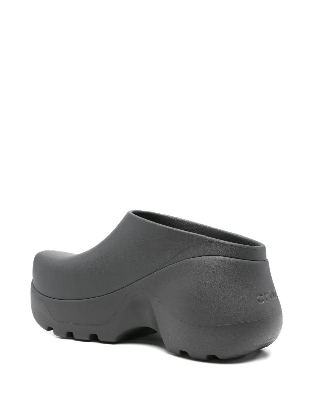 Crocs Platform Clog Slides In Gray
