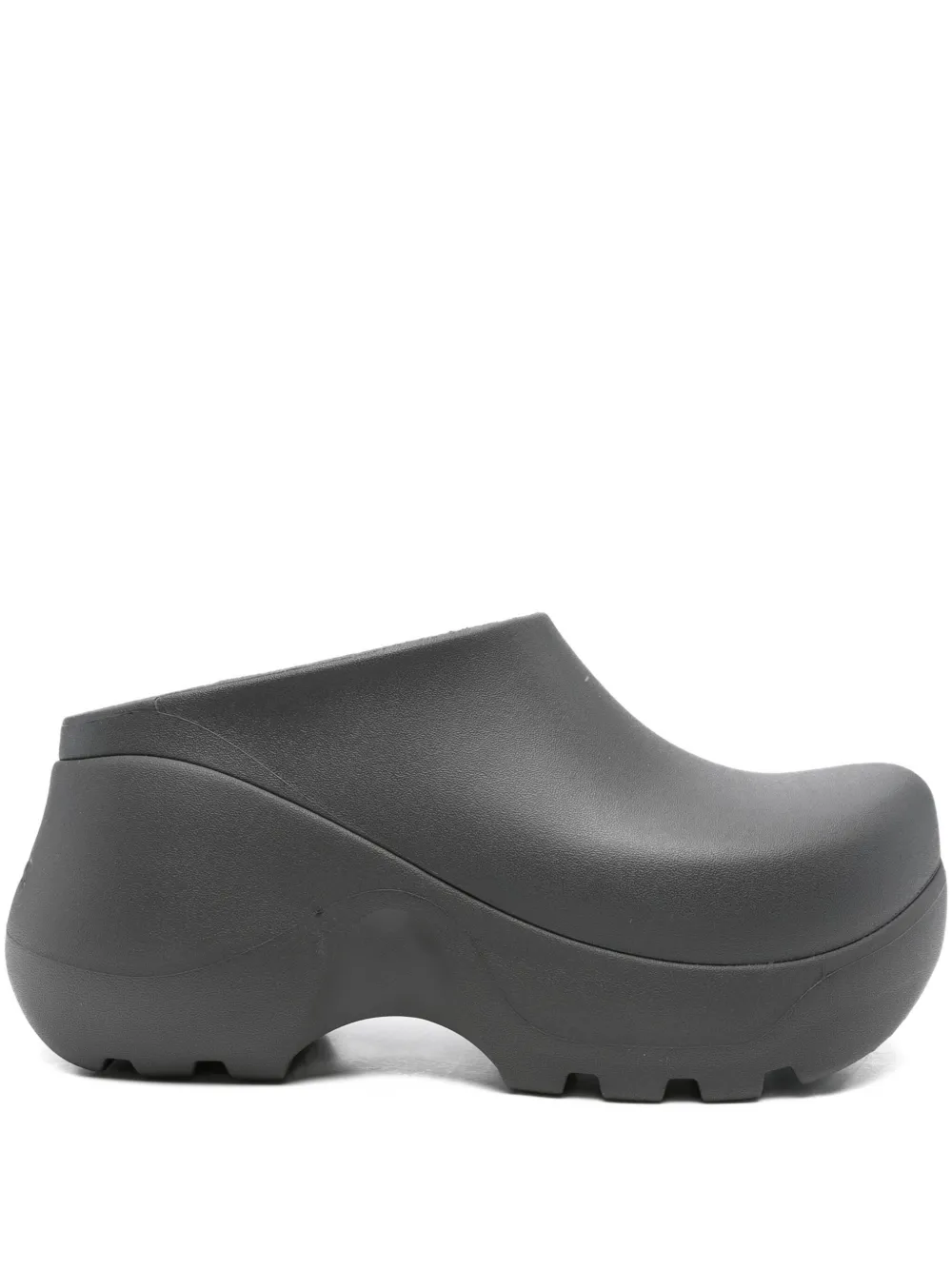 Crocs Platform Clog Slides In Gray
