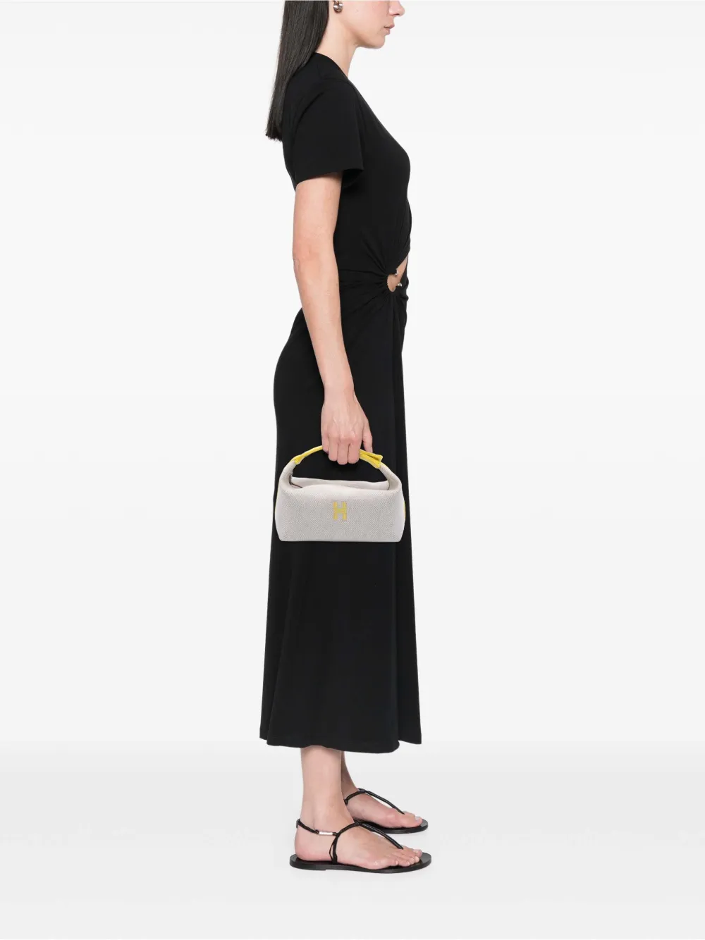 Pre-owned Hermes 2015-2025 Small H Plume Bride A Brac Case Vanity Bag