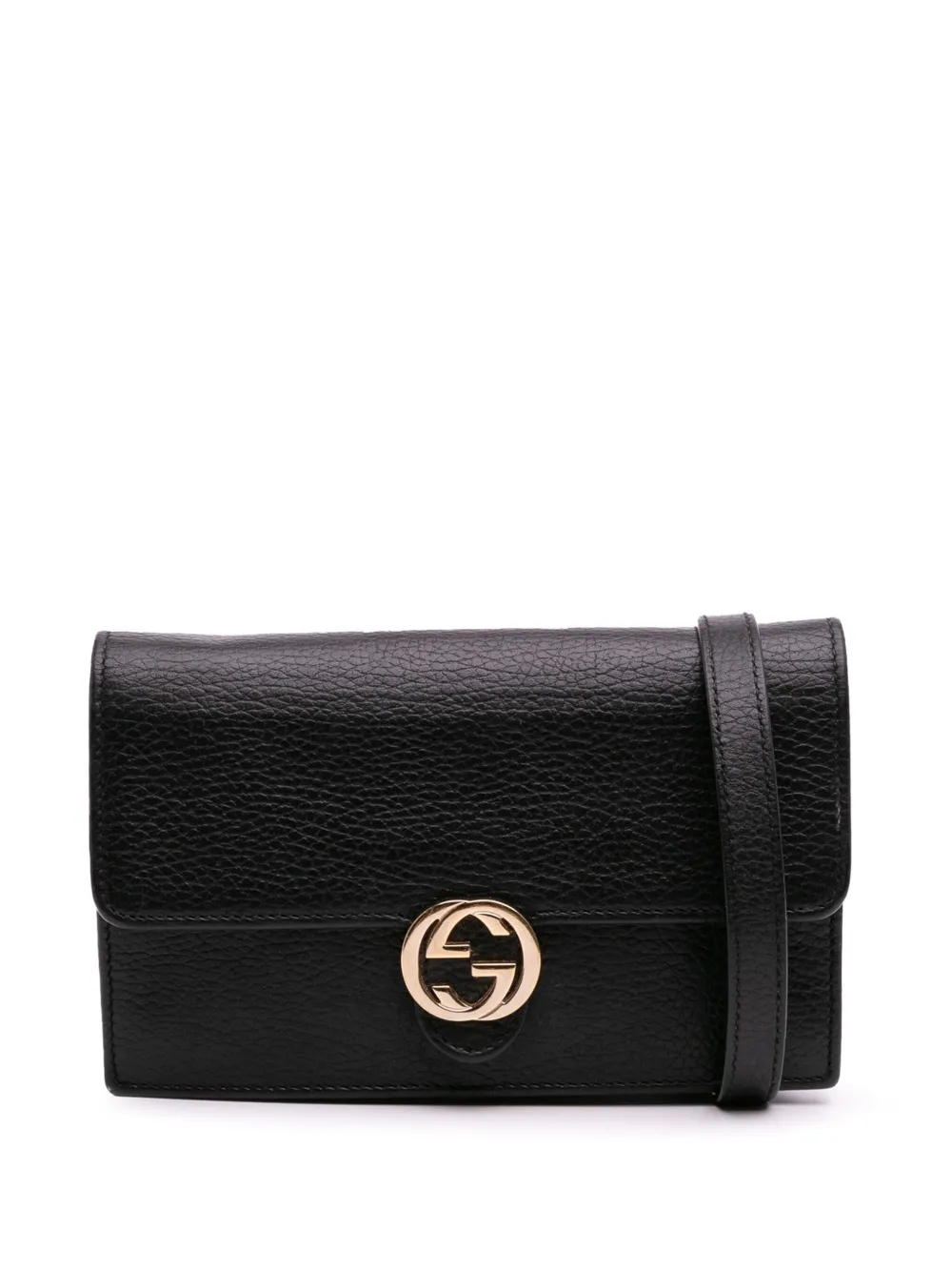 Gucci Pre-Owned 2000-2015 インターロッキングG ダラー カーフスキン ウォレットオンチェーン ショルダーバッグ - Gucci Pre-Owned 2000-2015 インターロッキングG ダラー カーフスキン ウォレットオンチェーン ショルダーバッグ -