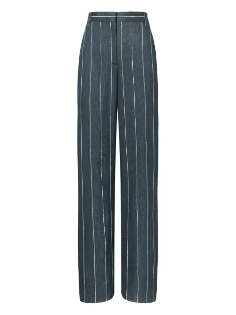 Tory Burch striped-pattern trousers
