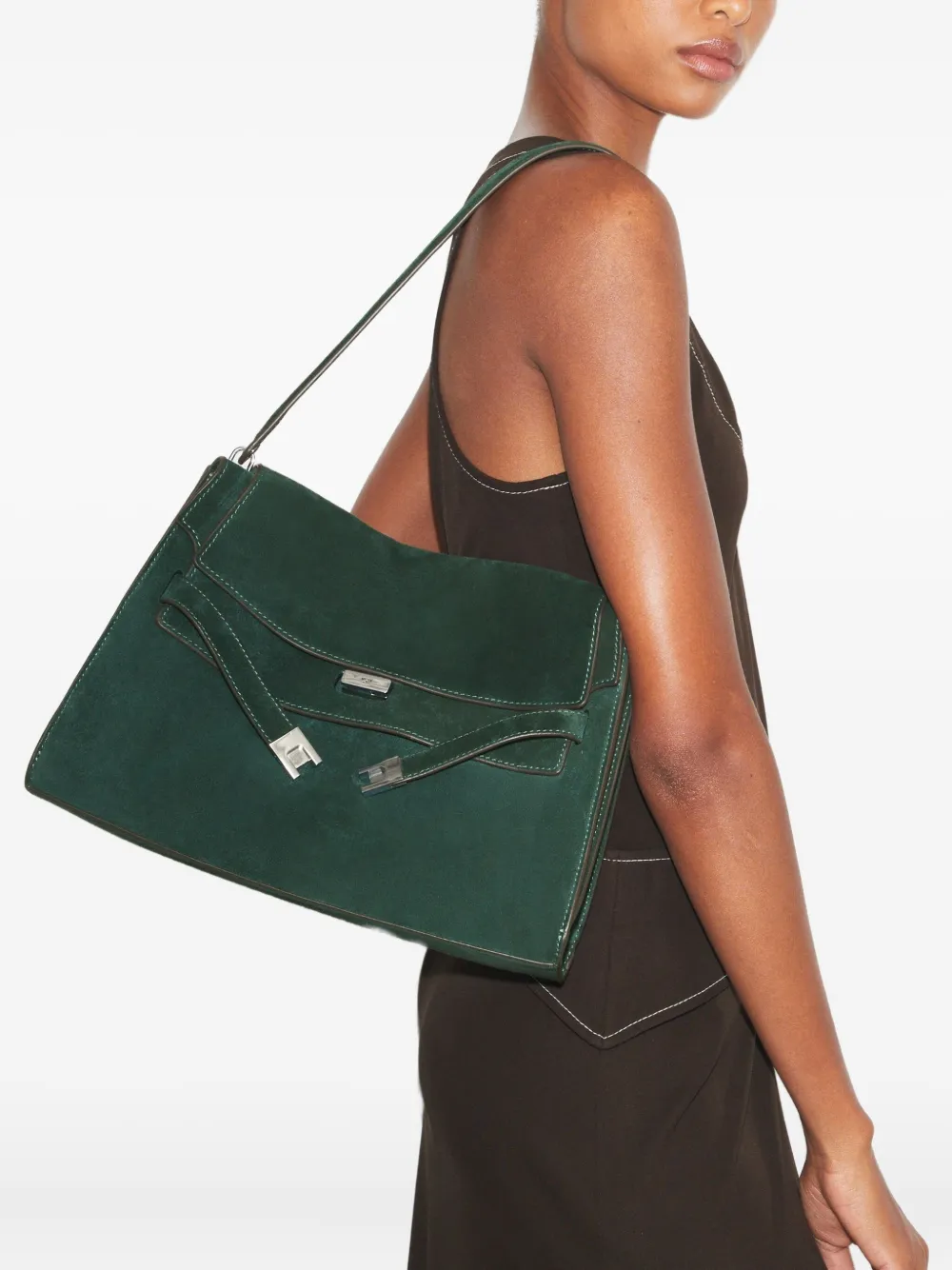 Tory Burch Lee Radziwill shoulder bag Groen