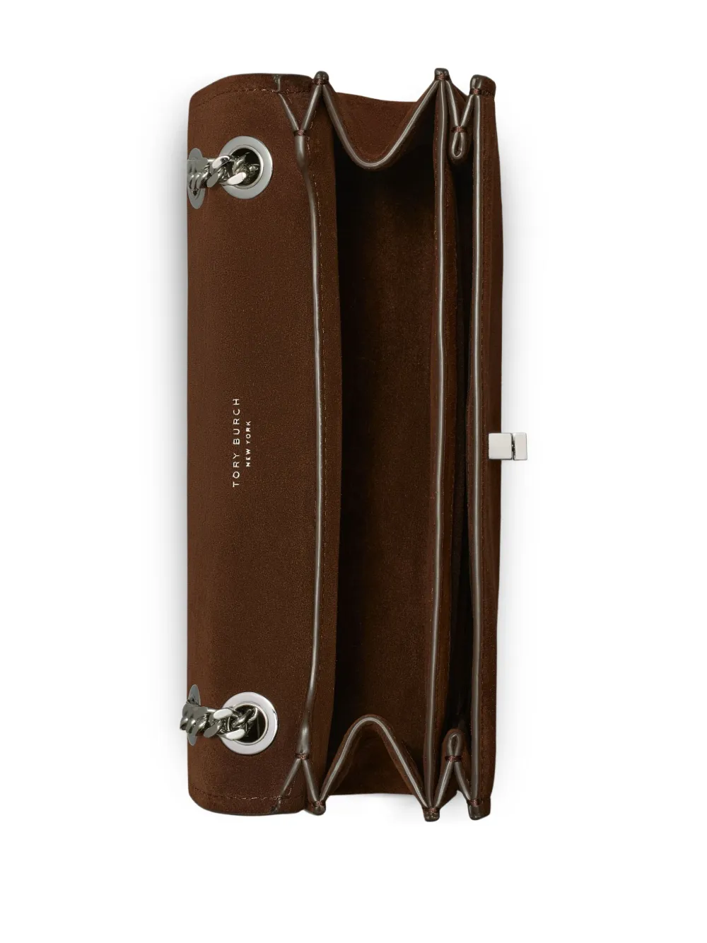 Tory Burch Kira schoudertas met draaislot Bruin