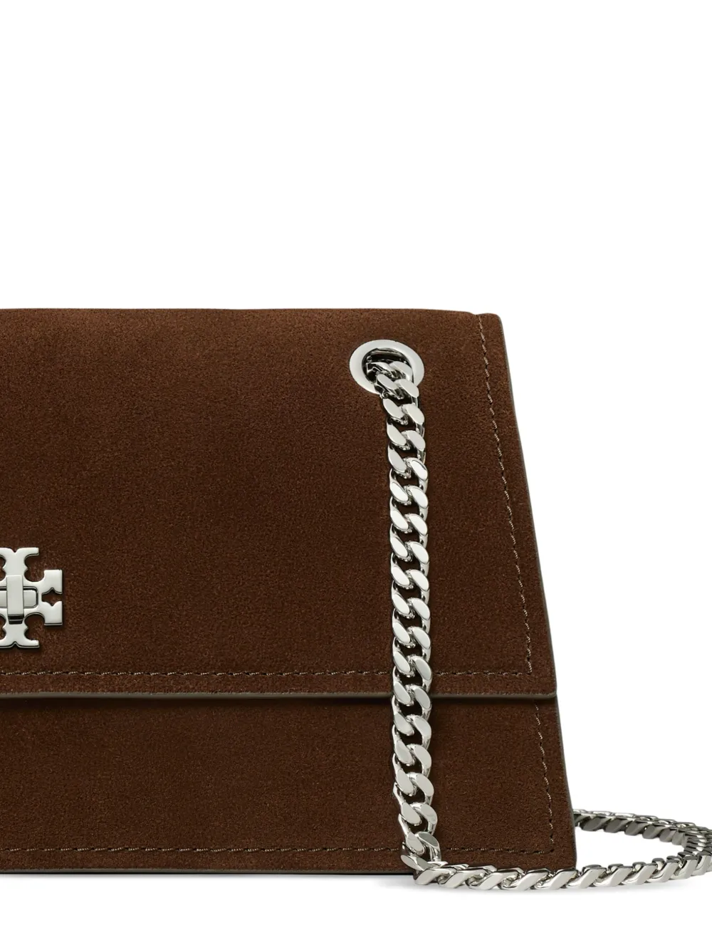 Tory Burch Kira schoudertas met draaislot Bruin