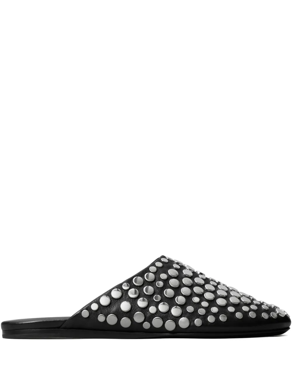 Tory Burch studded leather mule Black