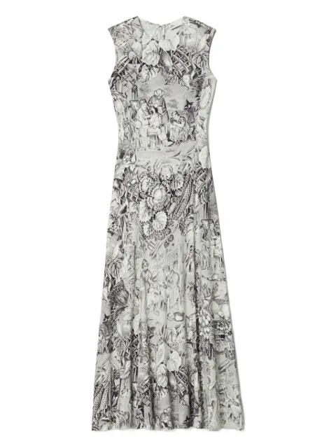 Tory Burch vestido largo sin mangas