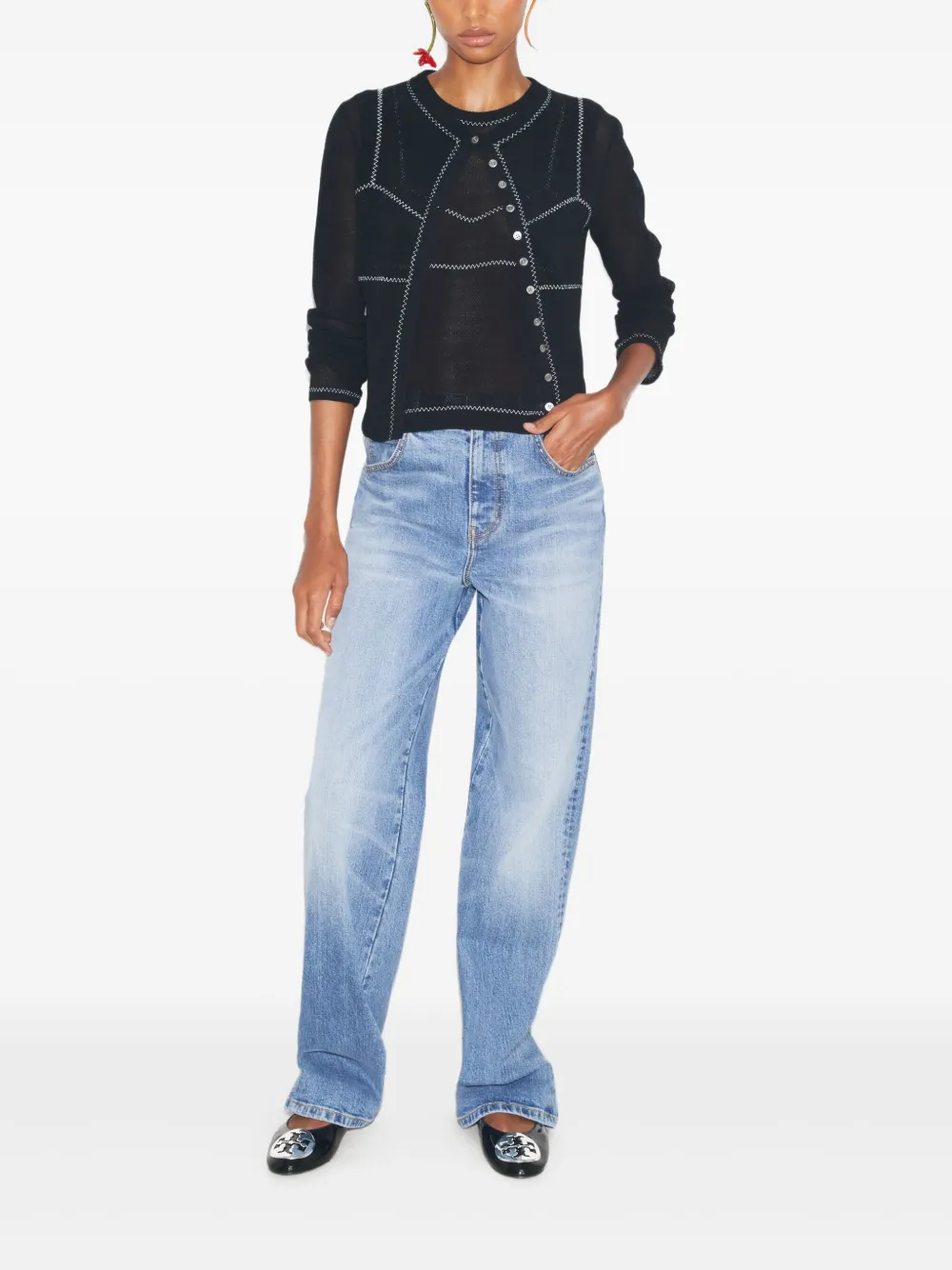 Tory Burch Mouwloze top Zwart