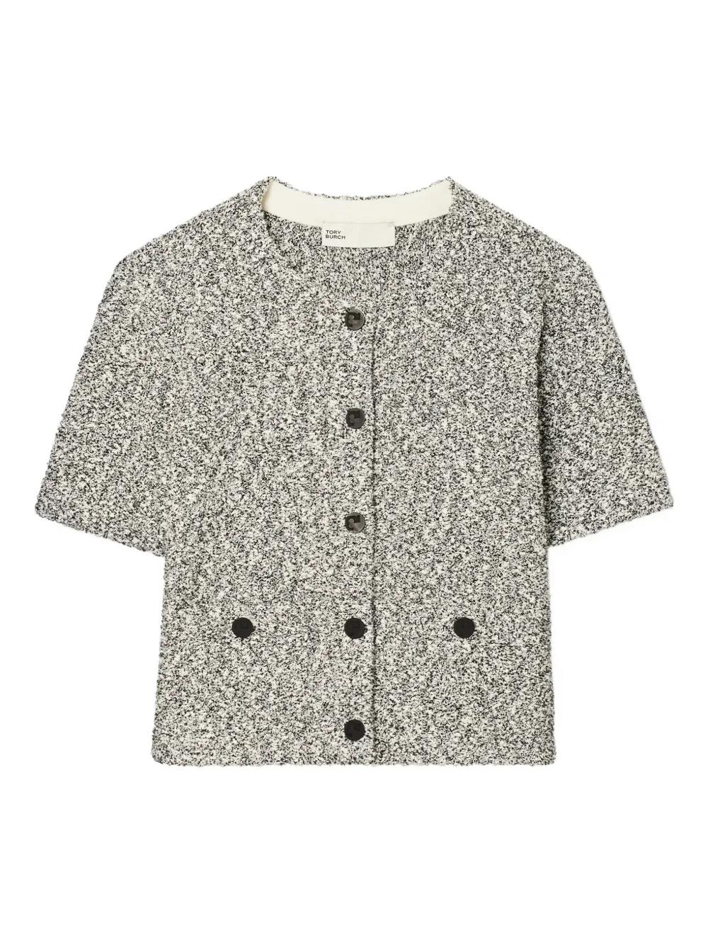 Tory Burch Tweed Button Cardigan