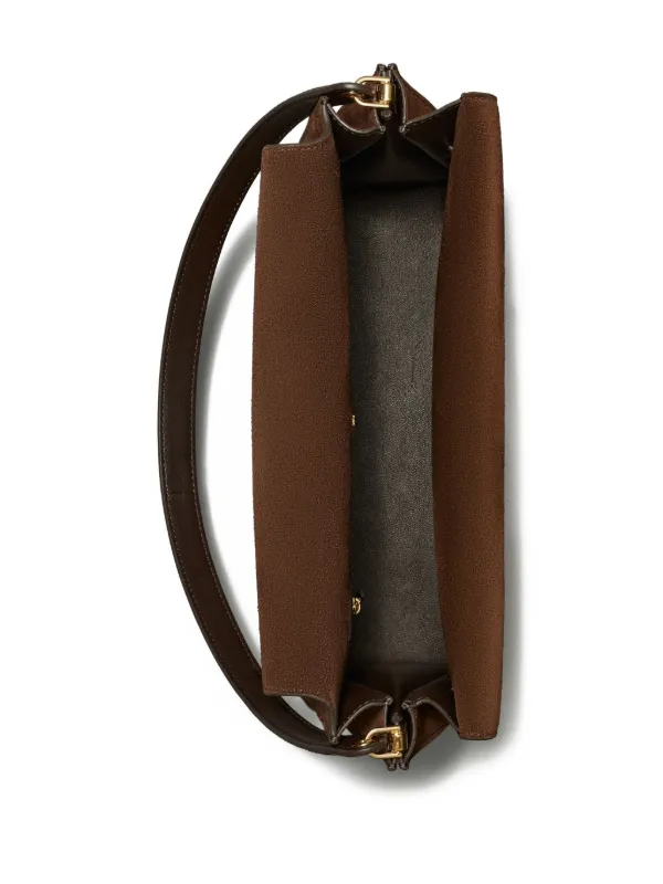 Tory Burch Lee Radziwill Shoulder Bag | Brown | FARFETCH