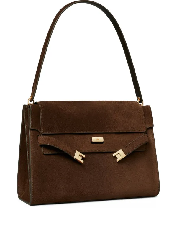 Tory Burch Lee Radziwill Shoulder Bag | Brown | FARFETCH