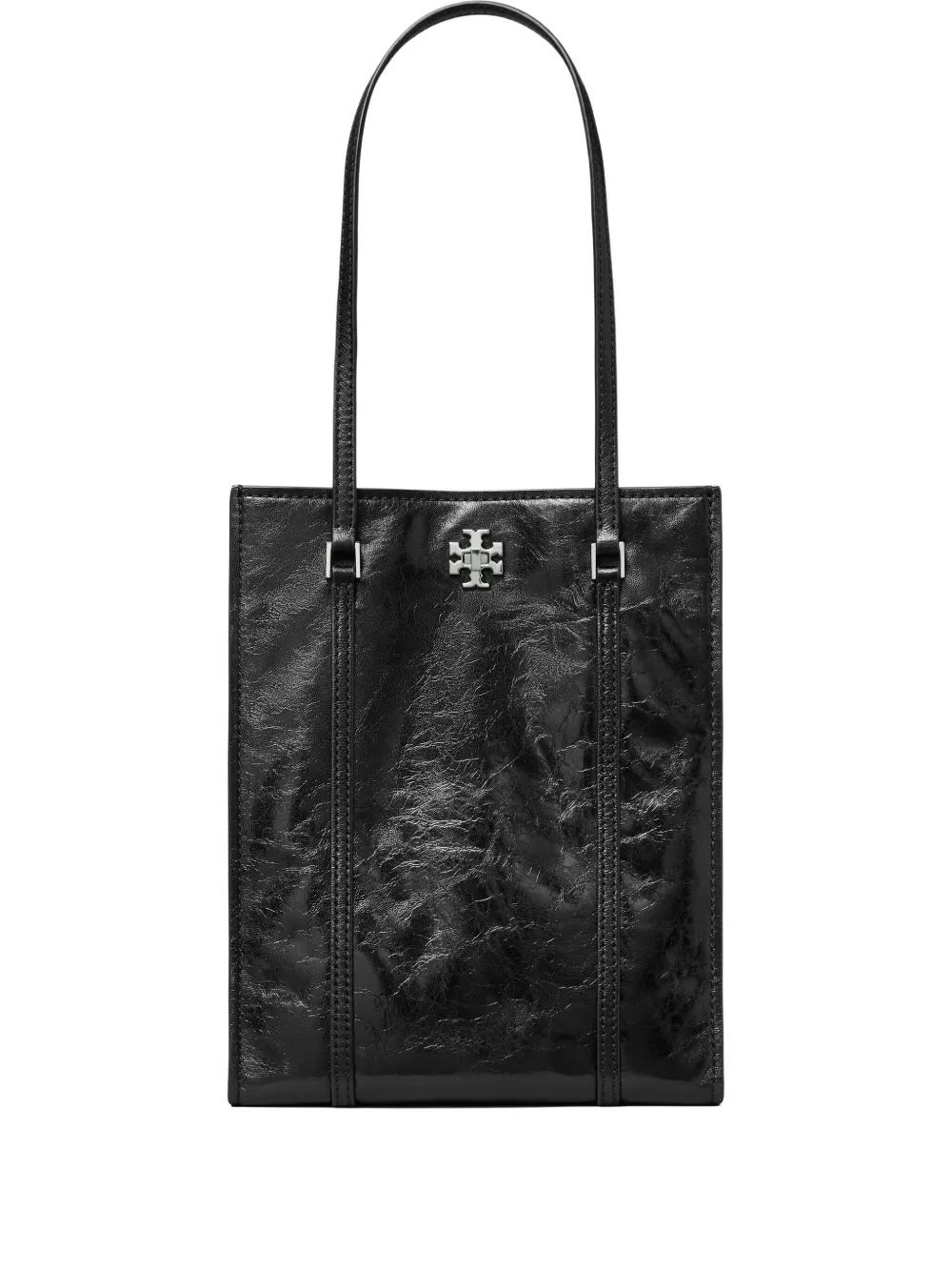 small Kira turnlock panelled tote bag