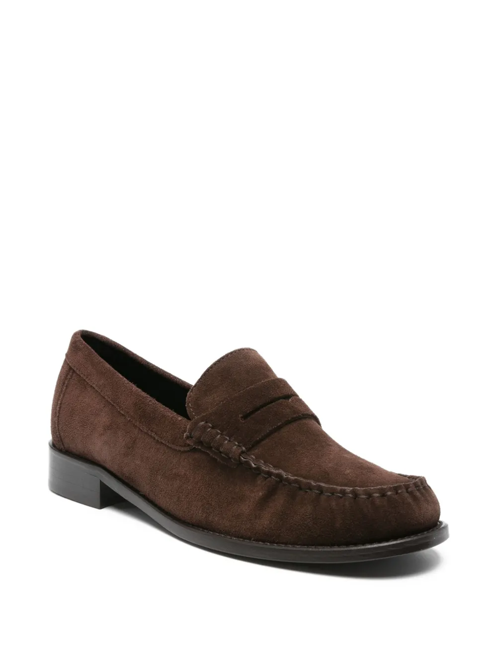 Paris Texas suede penny loafers Brown