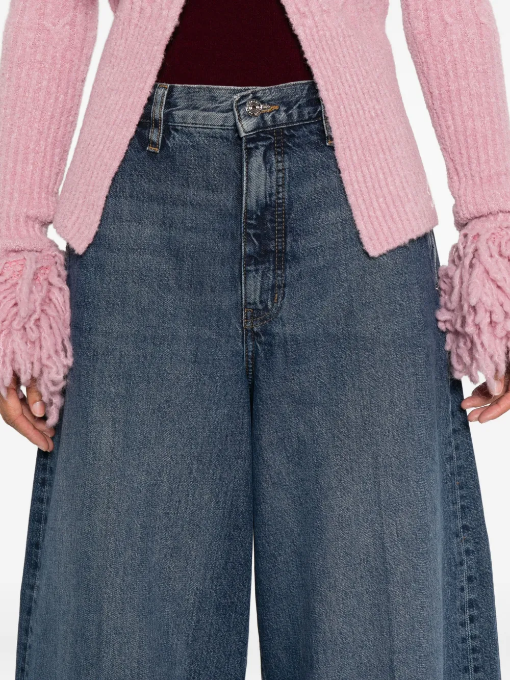 FRAME The Drape jeans Blauw