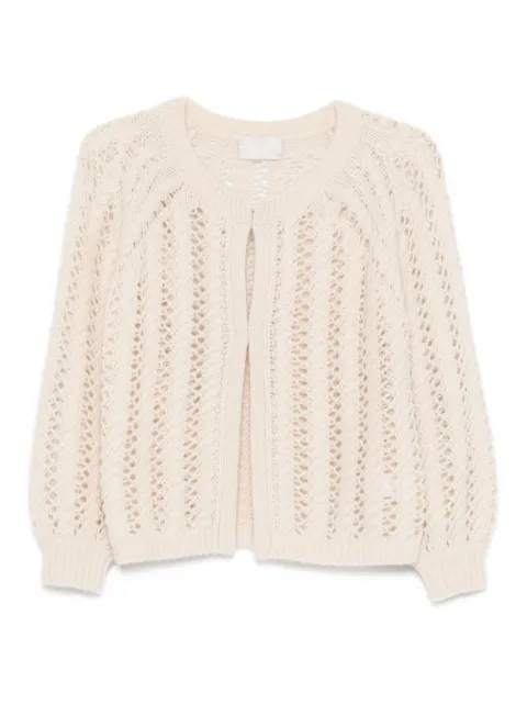 Hemisphere open-knit cardigan