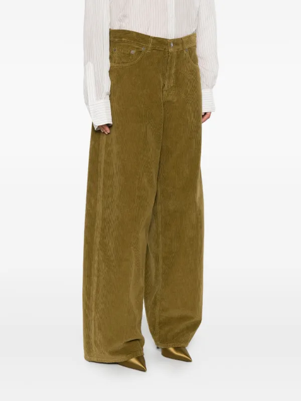 harapeco e Corduroy Pants-グリーン コーデュロイパンツ harapeco e Corduroy Pants-グリーン コーデュロイパンツ