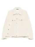 Haikure corduroy button-fastening jacket - Neutrals