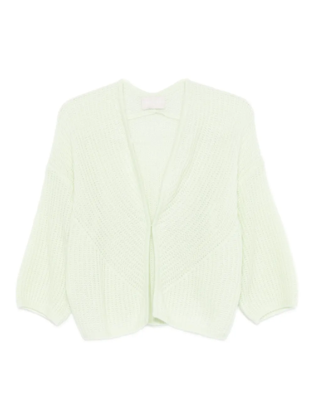 Hemisphere open-knit cardigan | Green | Image 1