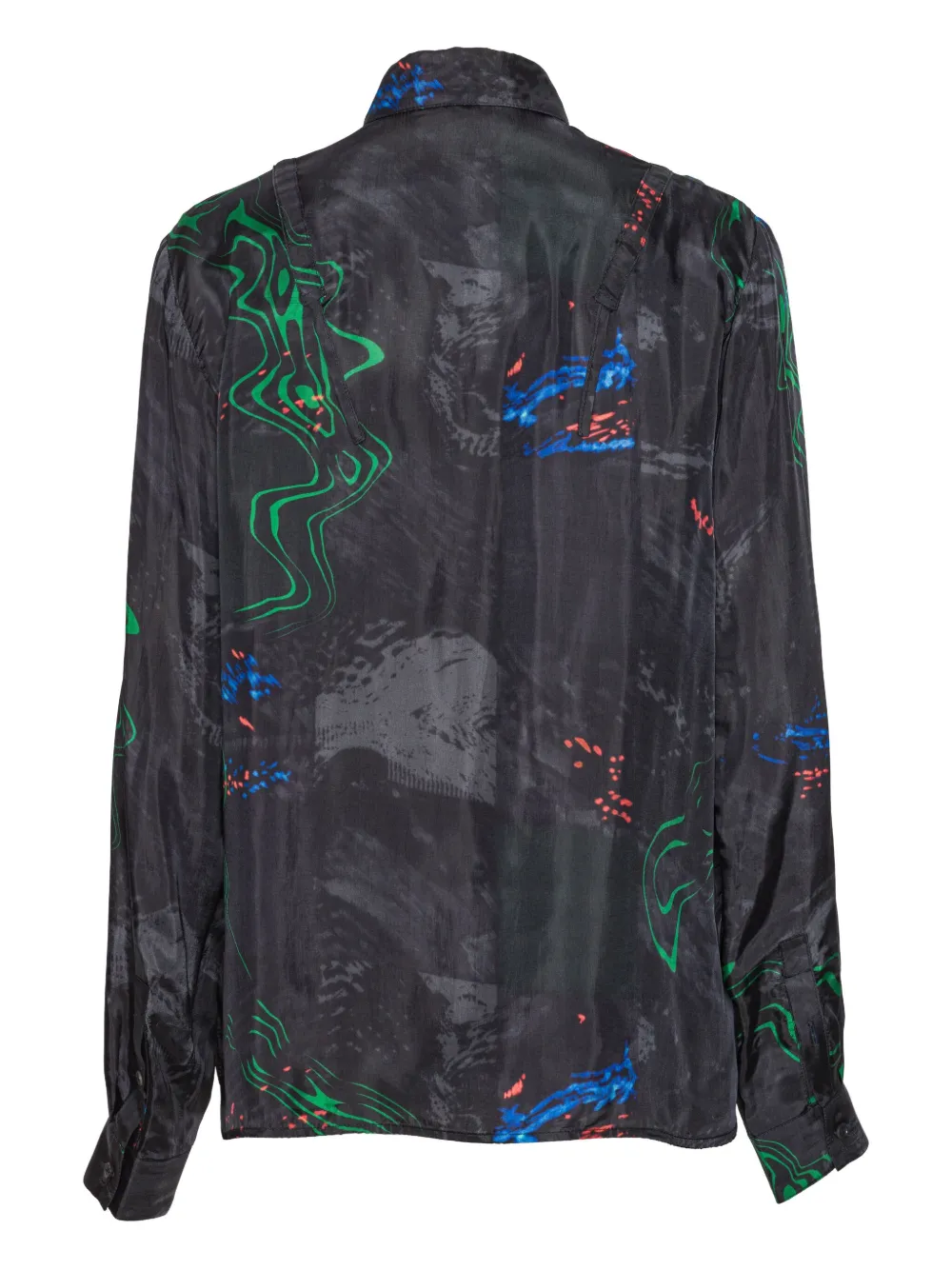 Henrik Vibskov Blouse met print - Zwart