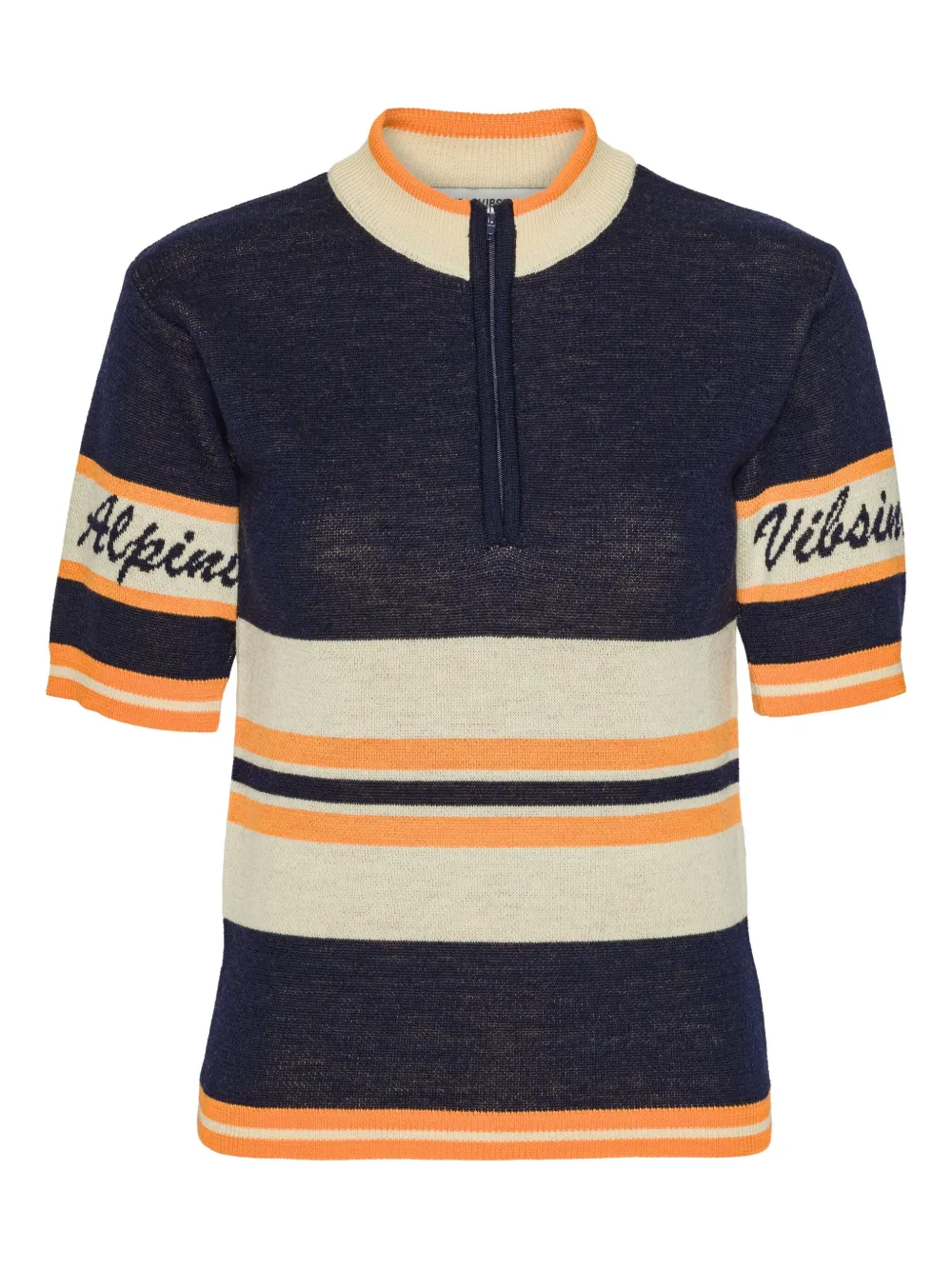Henrik Vibskov striped half-zip top | Blue | Image 1
