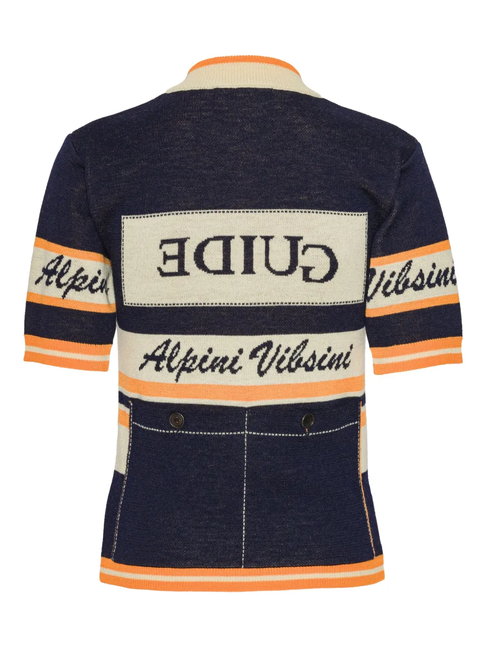 Henrik Vibskov striped half-zip top | Knitted Tops | Image 2