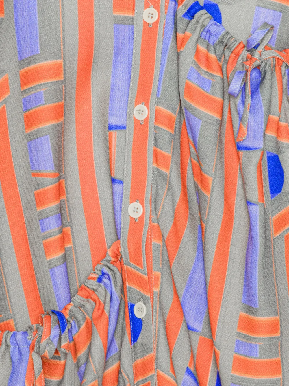 Henrik Vibskov Geometric-pattern Shirt In Multi