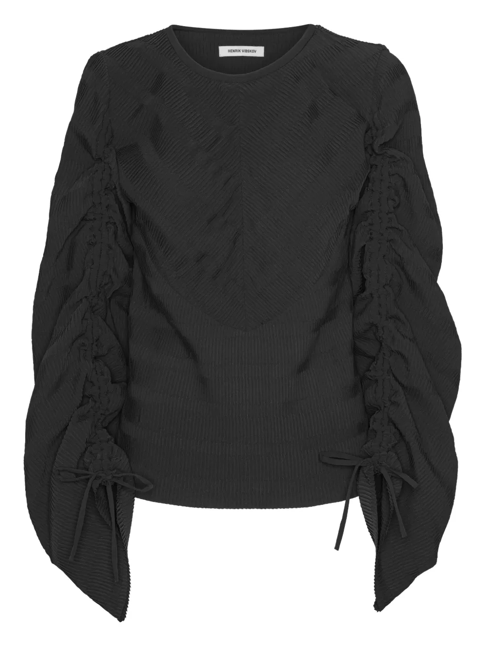 Henrik Vibskov ruched-detail blouse | Black | Image 1