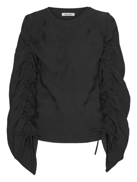 Henrik Vibskov ruched-detail blouse 