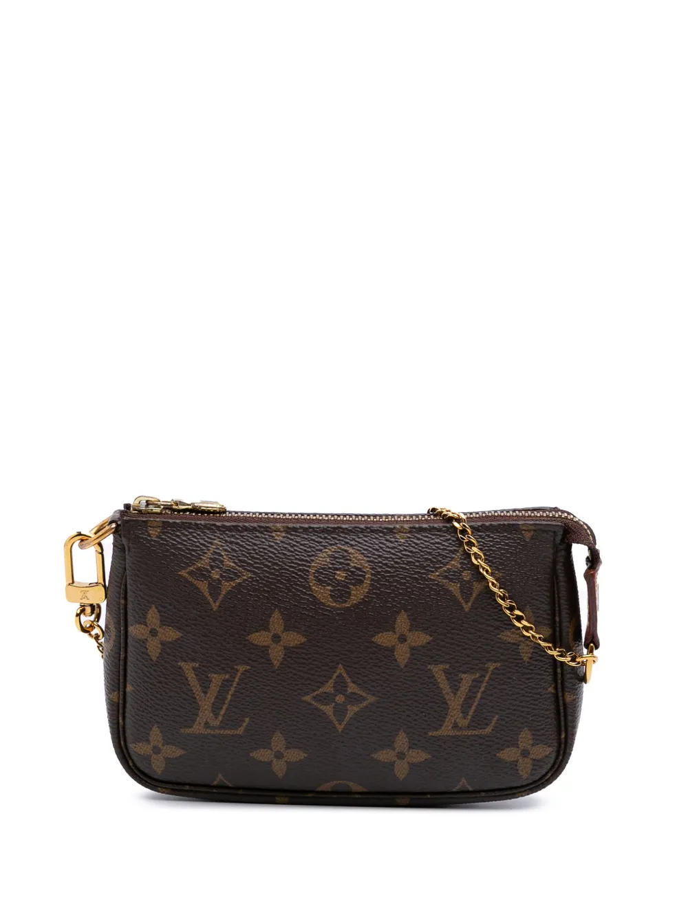 Louis Vuitton Pre-Owned 2020 モノグラム ミニ ポシェット アクセソワール ハンドバッグ - ブラウン Louis Vuitton Pre-Owned 2020 モノグラム ミニ ポシェット アクセソワール ハンドバッグ - ブラウン