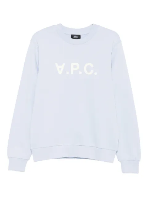 A.P.C. logo-print crew-neck sweatshirt