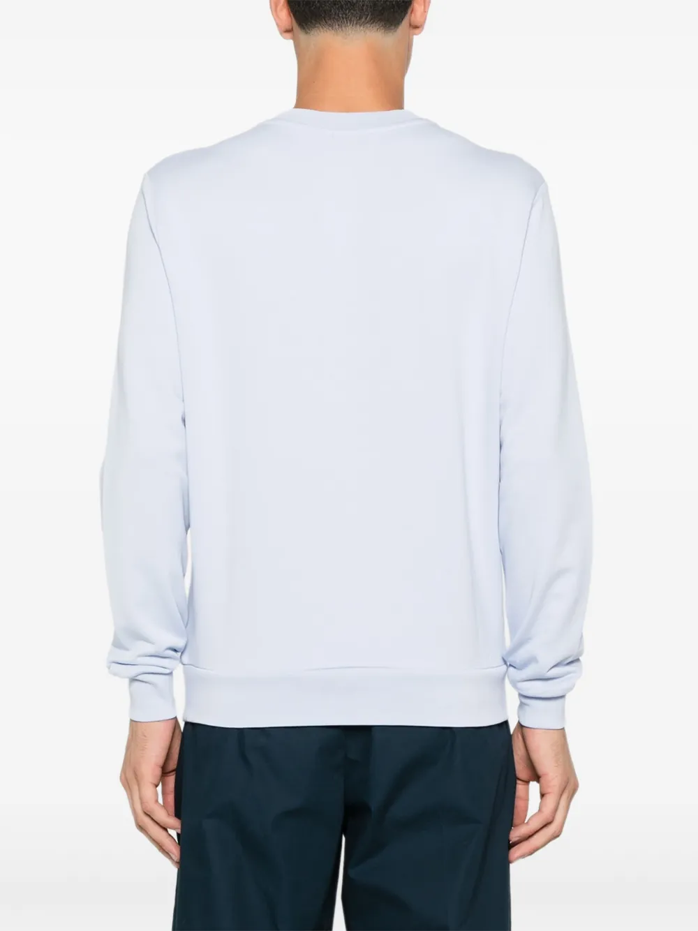 A.P.C. Sweater met logoprint Blauw