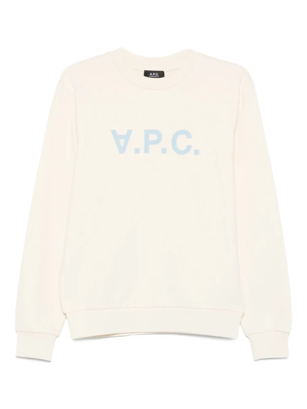 A.P.C. Trui met logoprint Beige