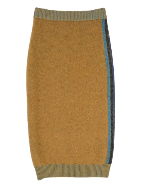 Circus Hotel stripe-detail midi skirt