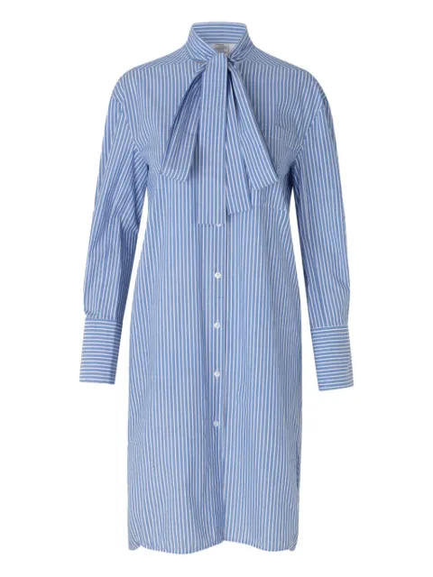 Baum Und Pferdgarten stripe tie-neck midi shirt dress