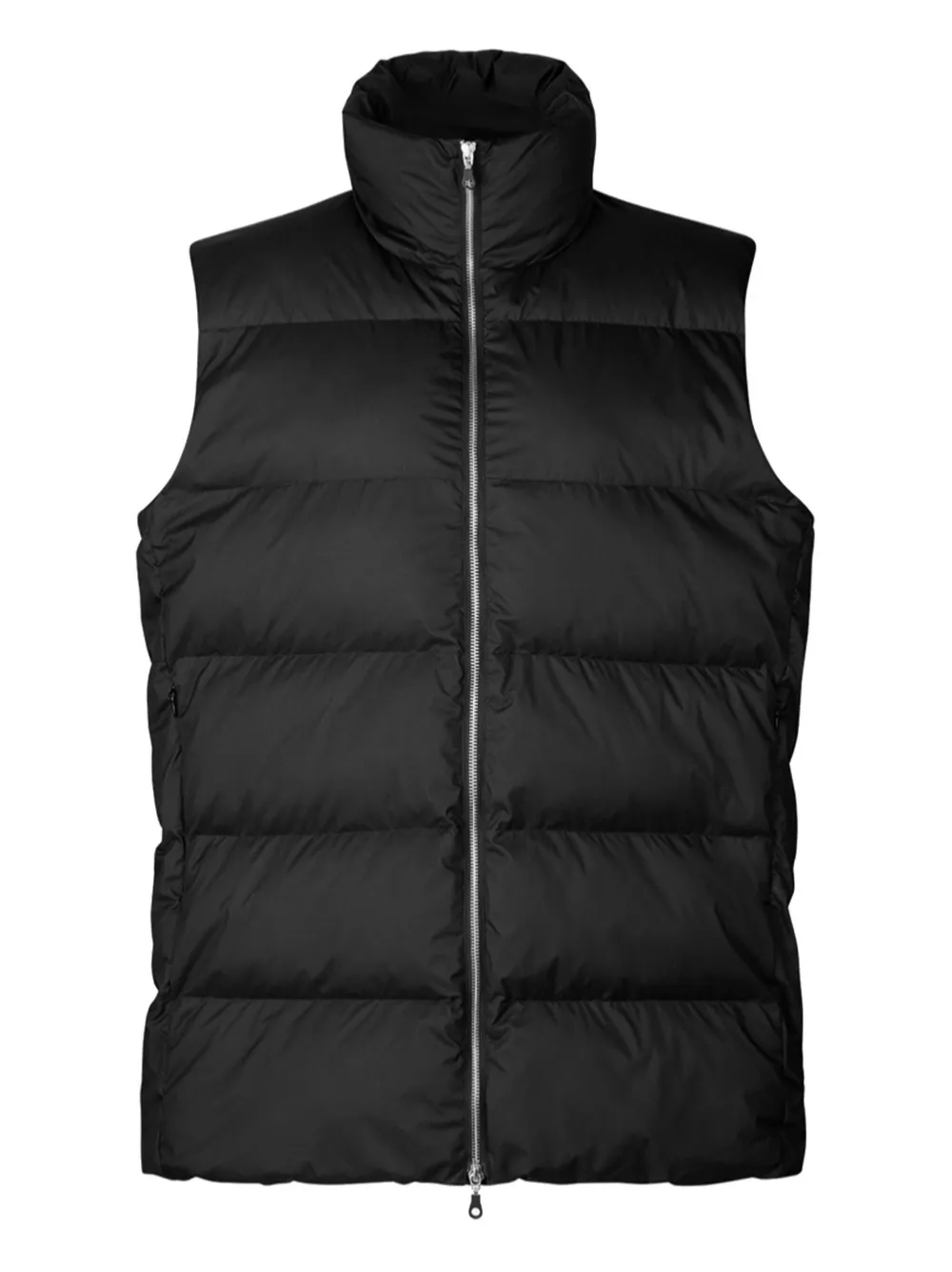 Samsoe & Samsoe Zip-up Puffer Vest In Black