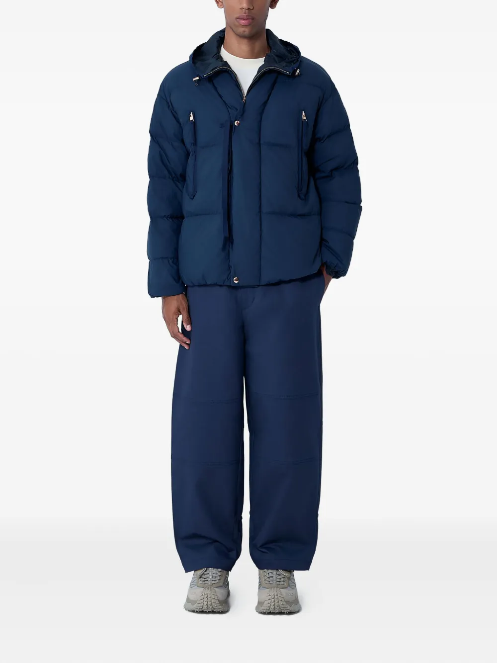 Moncler logo-patch padded jacket | Down Jackets | Image 2