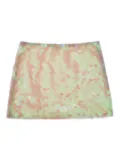 Helmut Lang sequin mini skirt - Green