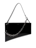 Dienèe Saund patent leather shoulder bag - Black